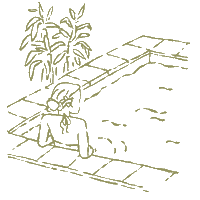 Relax Pool Sticker by Vabali Spa