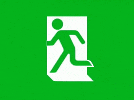 Exit Leaving Work GIF