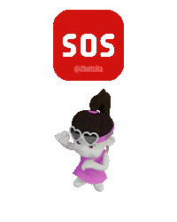 Help Me Sos Sticker by Zhotcita