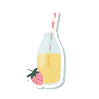Summer Drink Sticker