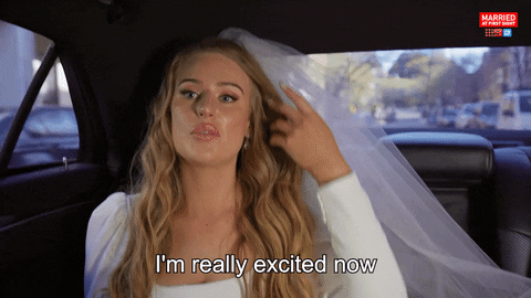 Excited Reality GIF by Married At First Sight