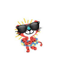 family time swimming Sticker