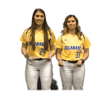 Excited Dance Sticker by Delaware Blue Hens