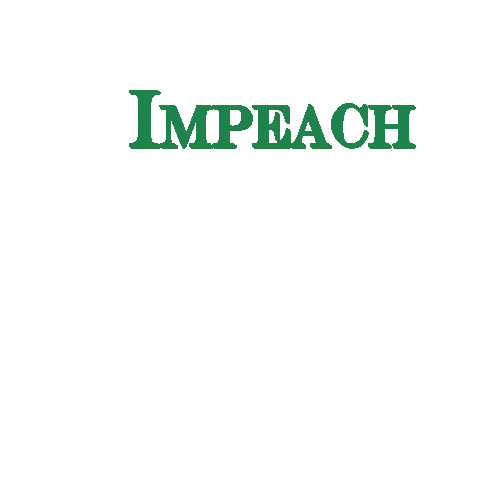 Trump Impeach Sticker by Dinaaaaaah