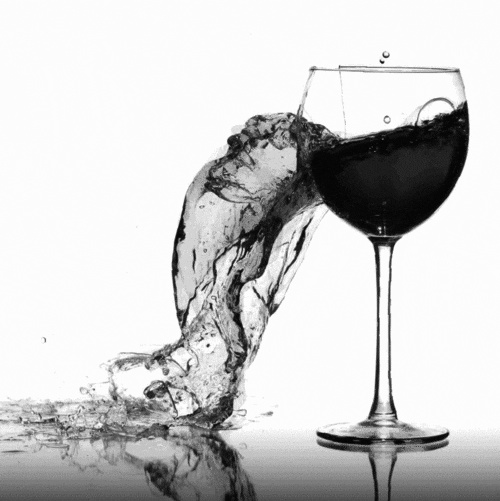 wine spill GIF