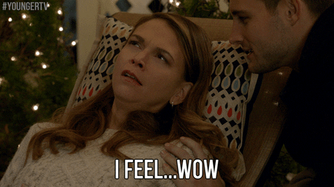 sutton foster wow GIF by YoungerTV