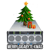 Christmas Snow Sticker by GIGABYTE Technology