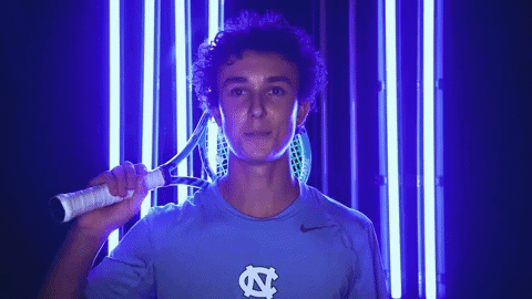 Carolina Mens Tennis GIF by UNC Tar Heels