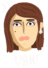 Fed Up No Sticker by Ginny Ranu