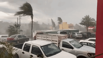 Hurricane Olaf Slams Baja California Sur With Strong Wind and Rain