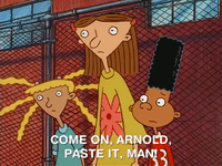 hey arnold nickelodeon GIF