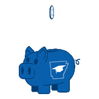 Arkansas529 arkansas savings piggy bank education savings Sticker