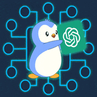 Artificial Intelligence Logo GIF by Pudgy Penguins