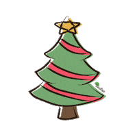 Christmas Tree Sticker by Life In Treetop