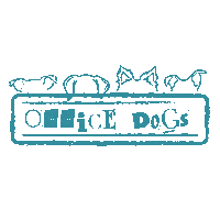 Office Dog Voss Sticker by Tina Voß GmbH