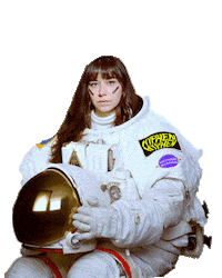 Girl Space Sticker by HYPHEN HYPHEN