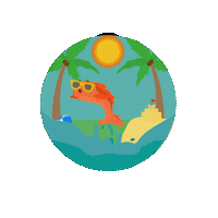 Summer Beach Sticker by LioxFoundation
