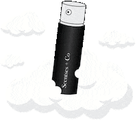 Cloud Floating Sticker by Scentses and Co