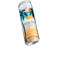 dachboard paradiserum paradise rum coco nut vodka Sticker