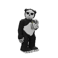 Panda Eating Sticker by Endangered Labs
