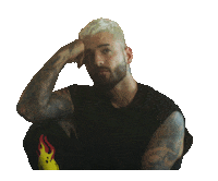 Sad Thinking Sticker by Maluma