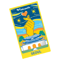 South Korea Travel Sticker by Cebu Pacific Air