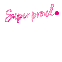 Proud Pink Sticker by Belle Hutt