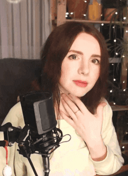 Thinks Cute Girl GIF