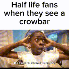 Shocked Half Life GIF