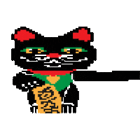China Cat Sticker