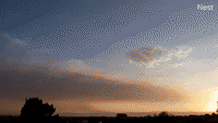 Sunset Timelapse Captures Smoke From New Mexico's Midnight Fire Drifting Across Taos