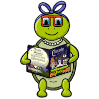 Book Collection Fun Sticker by Cascade Method