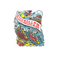 Roll Rolling Sticker by Highroller Lobster Co.