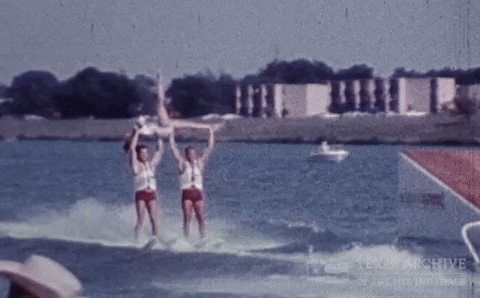 Skiing Daredevil GIF by Texas Archive of the Moving Image