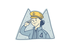 Microaventure Sticker by Chilowé