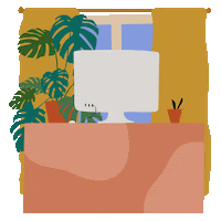 Hgathome Sticker by HelloGiggles