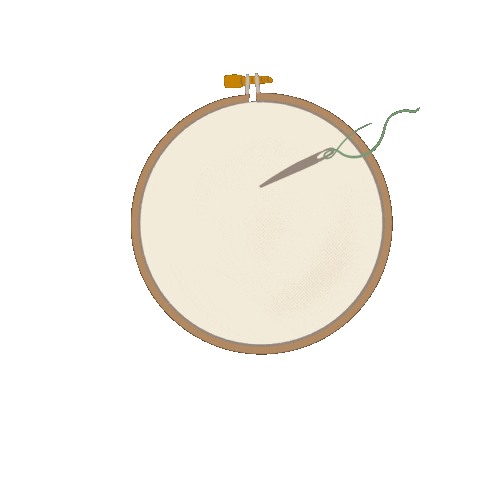 Thread Needle Sticker