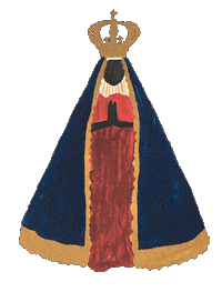 Virgin Mary Brazil Sticker by Be A Heart
