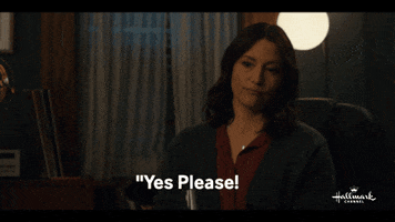 Yes Please Kat GIF by Hallmark Channel