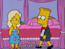 happy bart simpson GIF