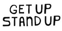Resist Stand Up Sticker by patternbase
