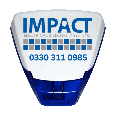 impactsecurity security impact electrical alarms Sticker