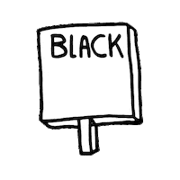 Black Lives Matter Protest Sticker by Amnesty International NL