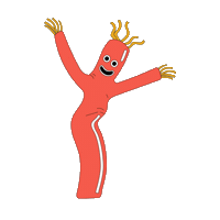 Dance Illustration Sticker by Party Mountain Paper Co