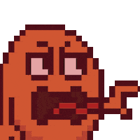 Angry Pixel Art Sticker by Potatozzz by 9GAG