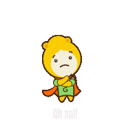 Oh No Sticker by Gumazing