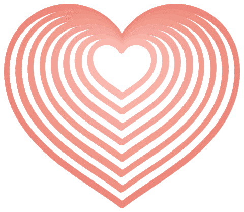Heart Colors Sticker