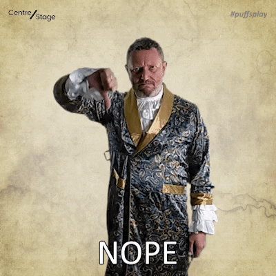 centrestage no nope magic play GIF