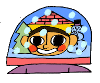 Christmas Snow Sticker by Danielle Chenette