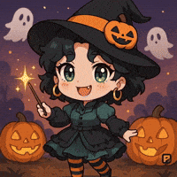 Hana Halloween Witch GIF by Persona